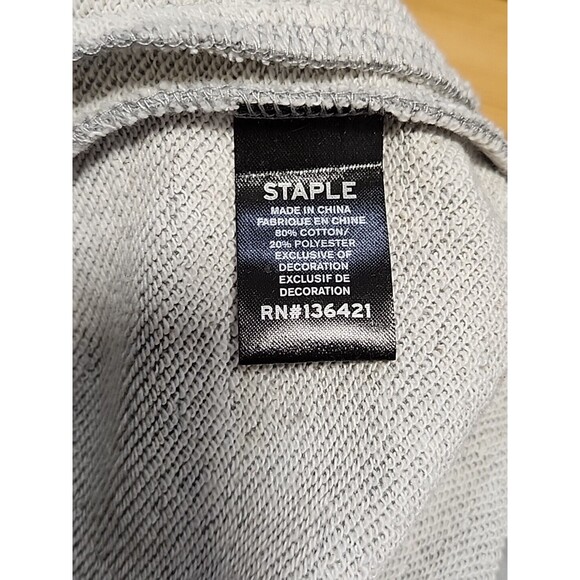 Staple Men's Two Tone Drawstring Sweat Shorts Gray Size M, EUC, RN136421 - Picture 8 of 8